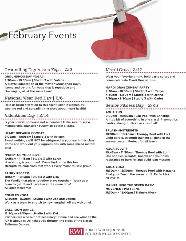 Hamilton February 2015 Events
