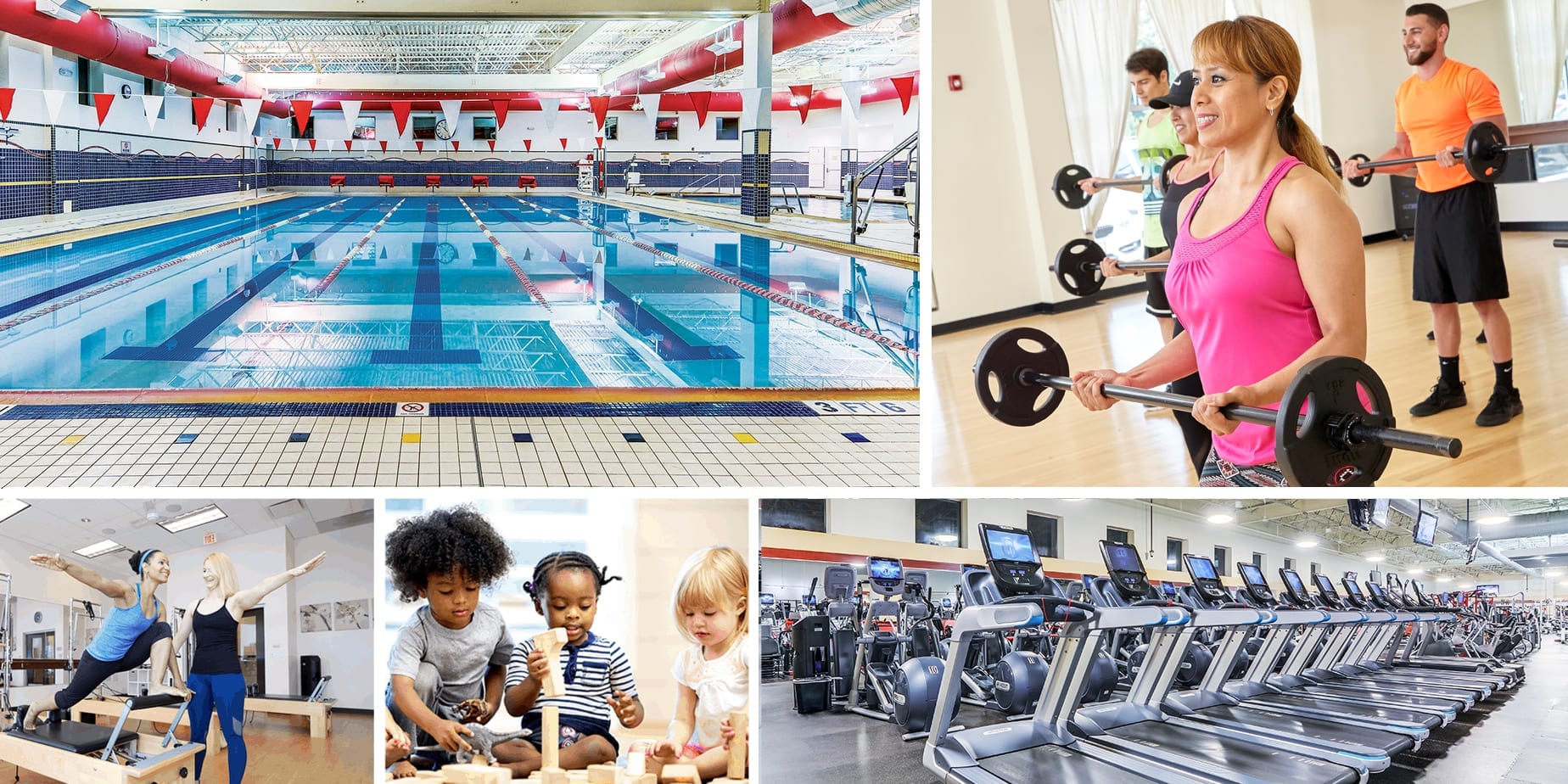 Amenities Collage - RWJ FITNESS & WELLNESS - HAMILTON Amenities Collage - RWJ FITNESS & WELLNESS - HAMILTON